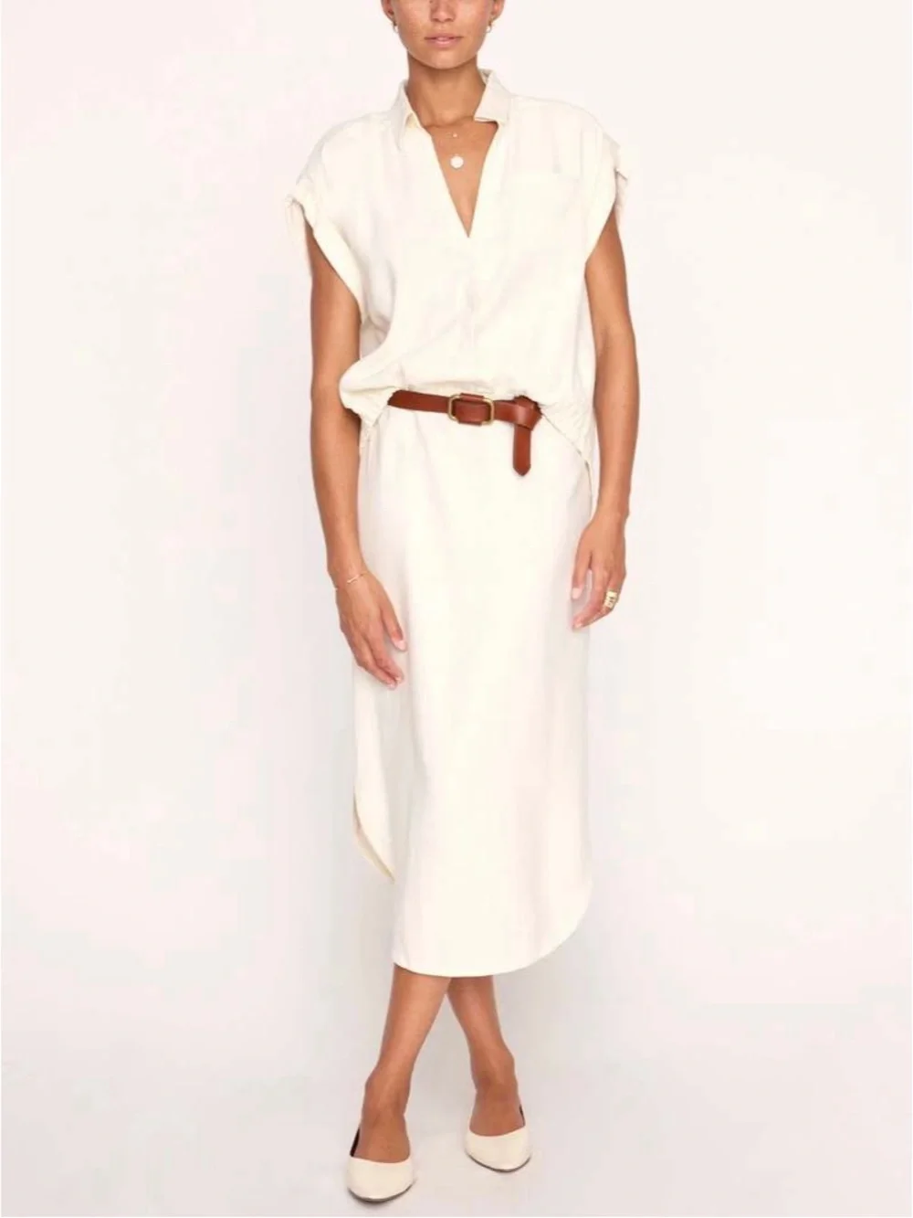 Brochu Walker Cabas Skirt Calico Midi Minimalist, L